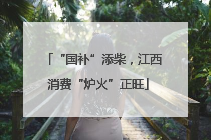“国补”添柴，江西消费“炉火”正旺