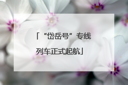 “岱岳号”专线列车正式起航