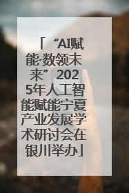 “AI赋能·数领未来”2025年人工智能赋能宁夏产业发展学术研讨会在银川举办