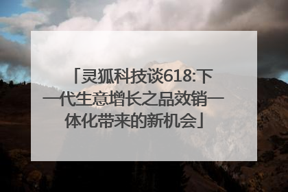 灵狐科技谈618:下一代生意增长之品效销一体化带来的新机会