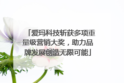 爱玛科技斩获多项重量级营销大奖，助力品牌发展创造无限可能