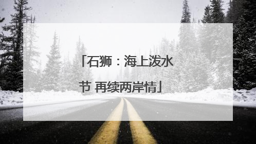 石狮：海上泼水节 再续两岸情
