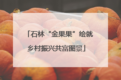 石林“金果果”绘就乡村振兴共富图景