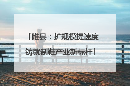 睢县：扩规模提速度 铸就制鞋产业新标杆