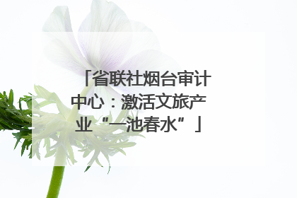 省联社烟台审计中心：激活文旅产业“一池春水”