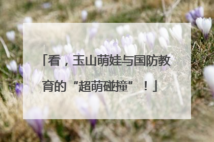 看，玉山萌娃与国防教育的“超萌碰撞”！