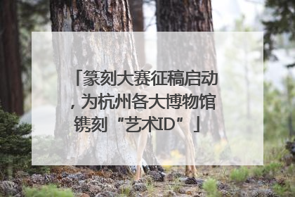 篆刻大赛征稿启动，为杭州各大博物馆镌刻“艺术ID”