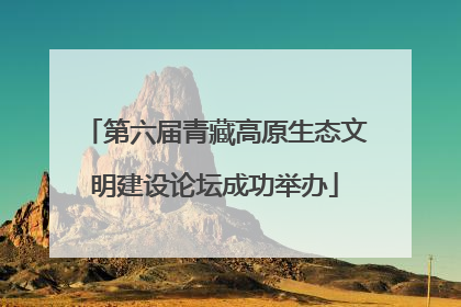 第六届青藏高原生态文明建设论坛成功举办