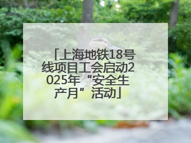 上海地铁18号线项目工会启动2025年“安全生产月”活动