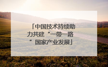 中国技术持续助力共建“一带一路”国家产业发展