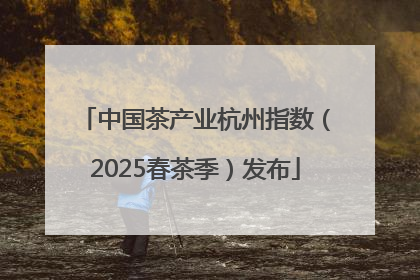 中国茶产业杭州指数（2025春茶季）发布