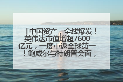 中国资产，全线爆发！英伟达市值增超7600亿元，一度重返全球第一！鲍威尔与特朗普会面，他们聊了什么？