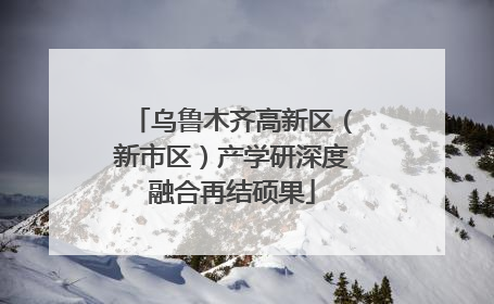 乌鲁木齐高新区（新市区）产学研深度融合再结硕果
