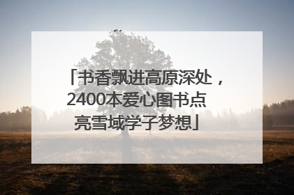 书香飘进高原深处，2400本爱心图书点亮雪域学子梦想