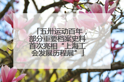 五卅运动百年，部分重要档案史料首次亮相“上海工会发展历程展”
