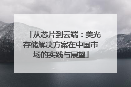 从芯片到云端：美光存储解决方案在中国市场的实践与展望