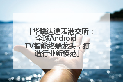 华曦达递表港交所：全球Android TV智能终端龙头，打造行业新模范