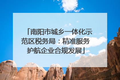 南阳市城乡一体化示范区税务局：精准服务护航企业合规发展