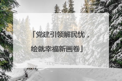 党建引领解民忧，绘就幸福新画卷