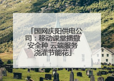 国网庆阳供电公司：移动课堂播撒安全种 云端服务浇灌节能花