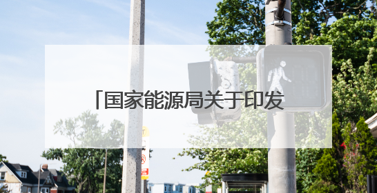 国家能源局关于印发《核电工程定额管理暂行办法》的通知