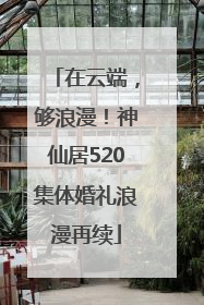 在云端，够浪漫！神仙居520集体婚礼浪漫再续