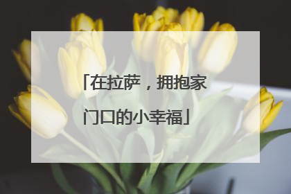 在拉萨，拥抱家门口的小幸福