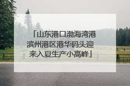 山东港口渤海湾港滨州港区港华码头迎来入夏生产小高峰
