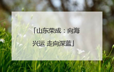 山东荣成：向海兴运 走向深蓝