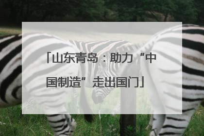 山东青岛：助力“中国制造”走出国门