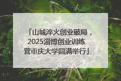 山城淬火创业破局，2025淄博创业训练营重庆大学圆满举行