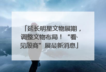 延长明星文物展期，调整文物布局！“看·见殷商”展最新消息
