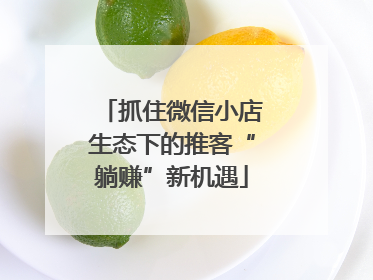 抓住微信小店生态下的推客“躺赚”新机遇