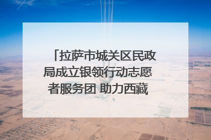 拉萨市城关区民政局成立银领行动志愿者服务团 助力西藏银发经济发展