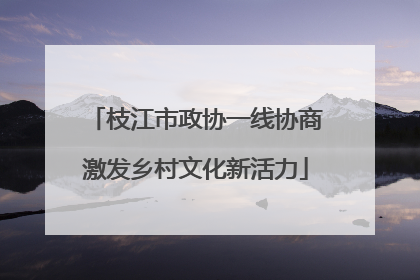 枝江市政协一线协商激发乡村文化新活力