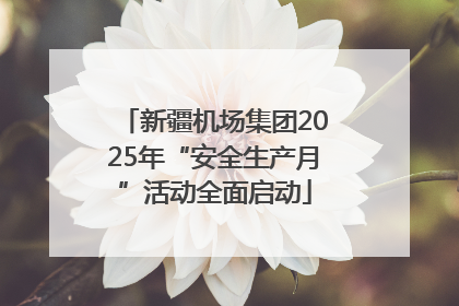 新疆机场集团2025年“安全生产月”活动全面启动