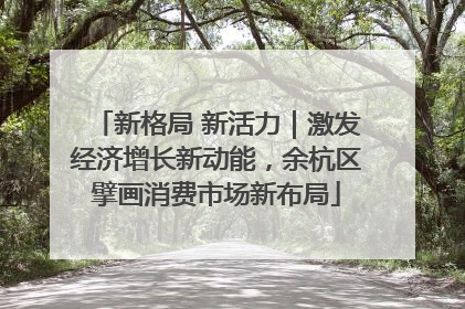 新格局 新活力｜激发经济增长新动能，余杭区擘画消费市场新布局