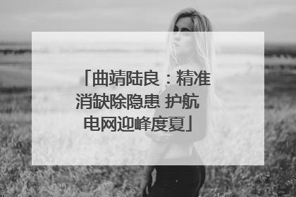 曲靖陆良：精准消缺除隐患 护航电网迎峰度夏