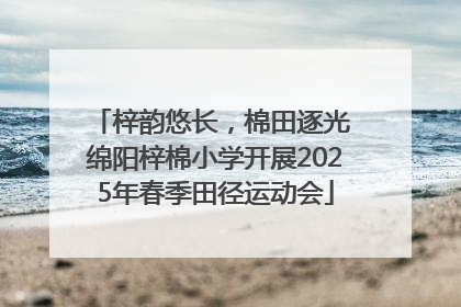 梓韵悠长，棉田逐光 绵阳梓棉小学开展2025年春季田径运动会