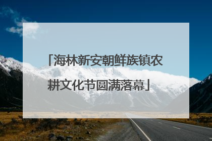 海林新安朝鲜族镇农耕文化节圆满落幕