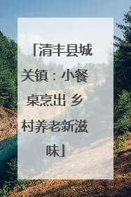 清丰县城关镇：小餐桌烹出 乡村养老新滋味