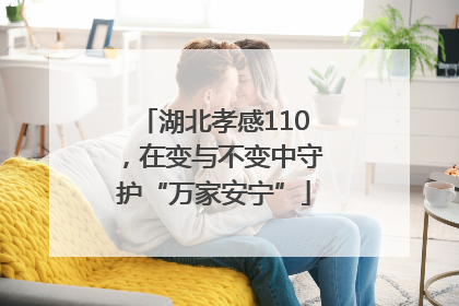 湖北孝感110，在变与不变中守护“万家安宁”