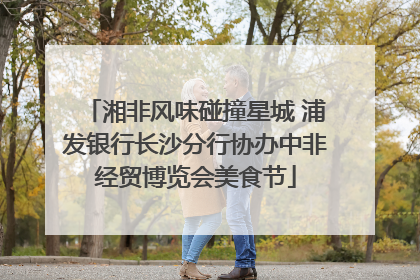 湘非风味碰撞星城 浦发银行长沙分行协办中非经贸博览会美食节