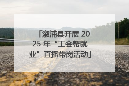 溆浦县开展 2025 年“工会帮就业”直播带岗活动