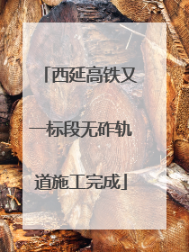 西延高铁又一标段无砟轨道施工完成