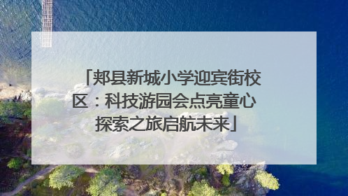 郏县新城小学迎宾街校区：科技游园会点亮童心 探索之旅启航未来