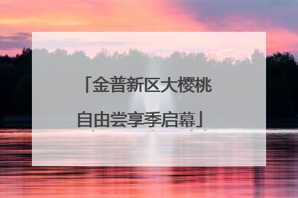 金普新区大樱桃自由尝享季启幕