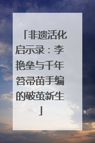 非遗活化启示录：李艳垒与千年笤帚苗手编的破茧新生