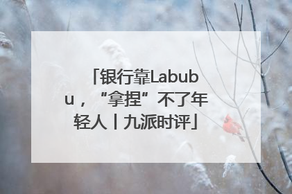 银行靠Labubu，“拿捏”不了年轻人丨九派时评