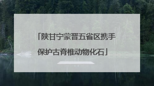 陕甘宁蒙晋五省区携手保护古脊椎动物化石